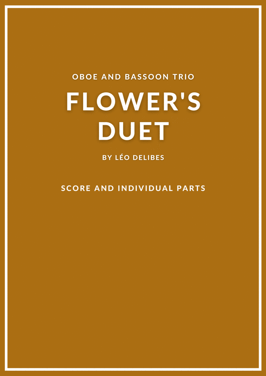 Flower's Duet for oboe and bassoon trio (arr. Douglas Wattson)
