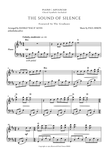 The Sound Of Silence (arr. Danilo "Daca" Alves)