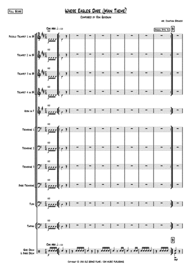 Where Eagles Dare (theme) (arr. Jonathan Spencer)