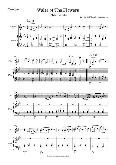 Waltz Of The Flowers (Tchaikovsky) (arr. Fabio Eduardo de Oliveira)