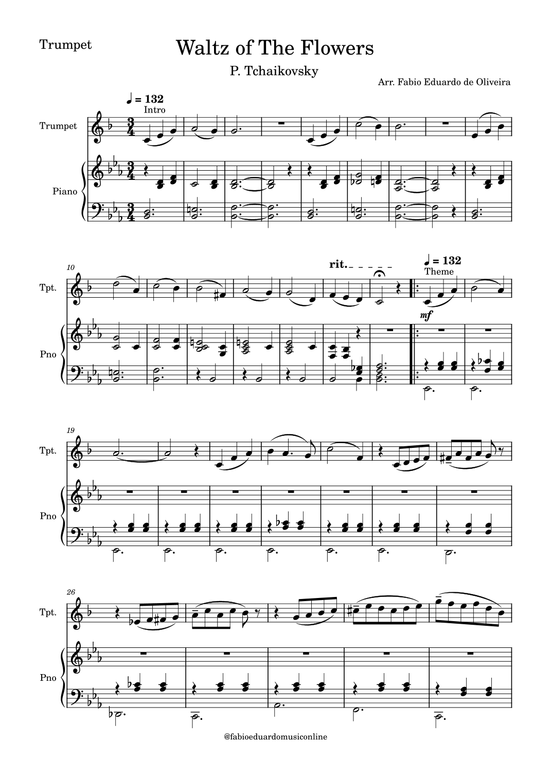 Waltz Of The Flowers (Tchaikovsky) (arr. Fabio Eduardo de Oliveira)