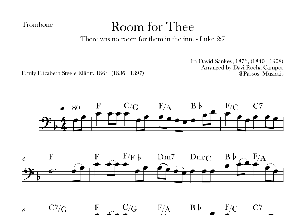 Room for Thee (arr. Davi Rocha Campos)