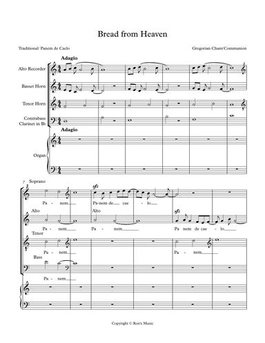 Bread from Heaven (arr. Ronald Batkiewicz)