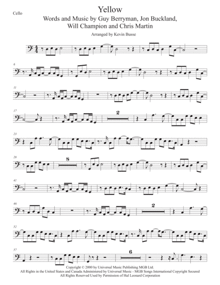 Yellow (arr. Kevin Busse)