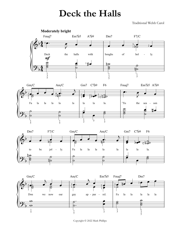 Deck the Halls (arr. Mark Phillips)