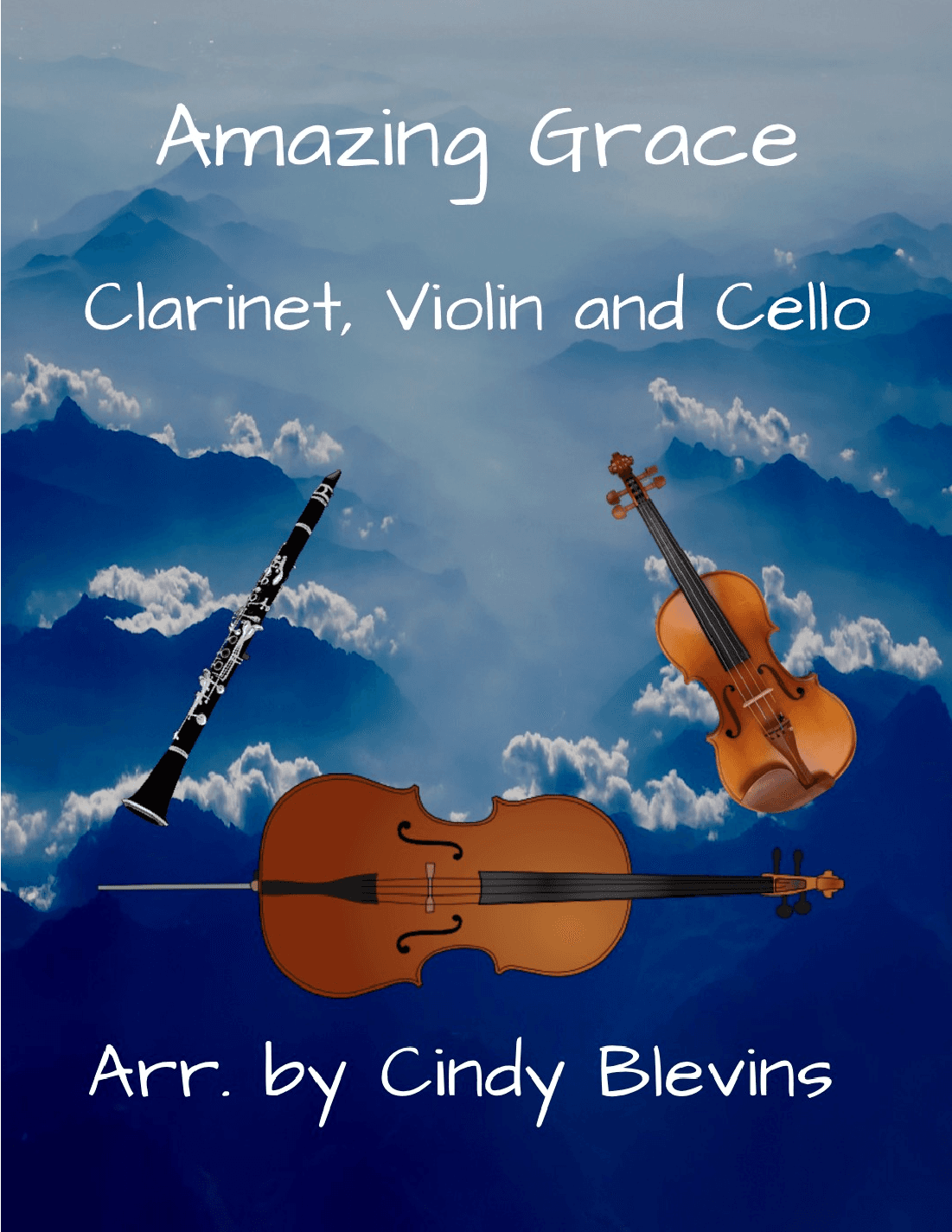 Amazing Grace, Clarinet, Violin and Cello Trio (arr. Cindy Blevins)