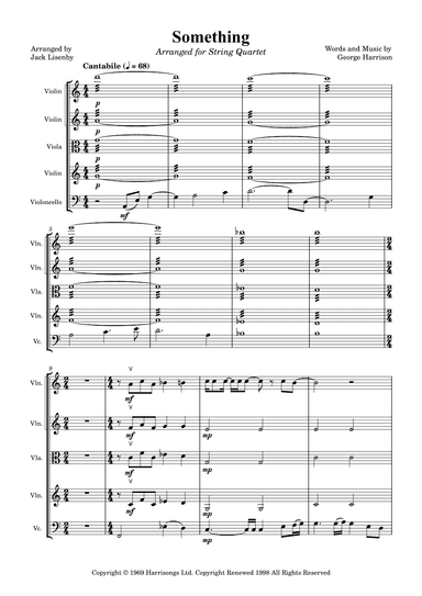 Something (arr. Jack Lisenby)