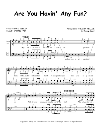 Are You Havin' Any Fun? (arr. Kevin Keller)
