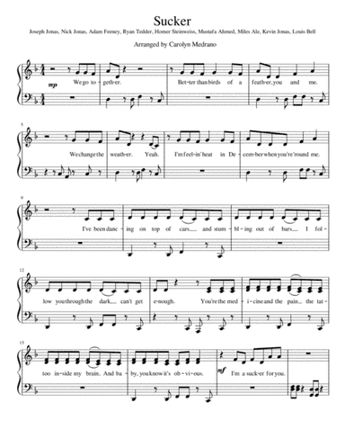 Sucker (arr. Carolyn Medrano)