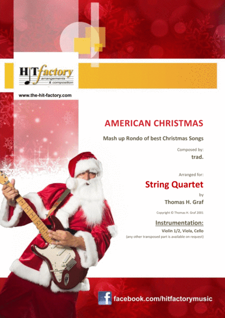 American Christmas - Mash up Rondo of best Christmas Songs - String Quartet (arr. Thomas H. Graf)