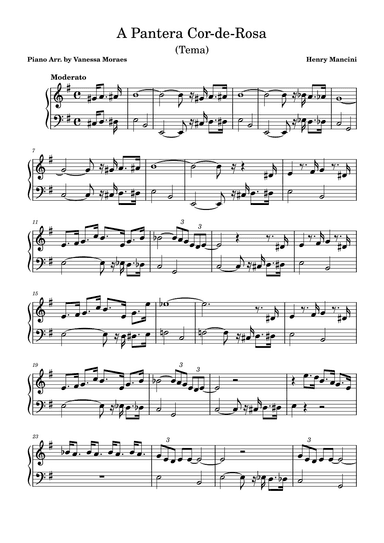 The Pink Panther (arr. Vanessa Moraes)