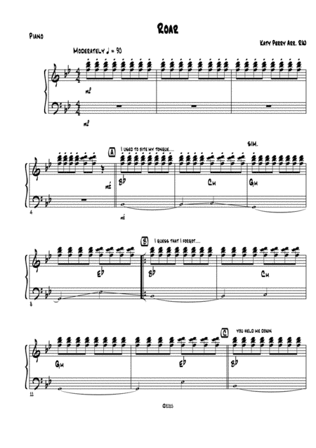 Roar (arr. Rob Woodward)