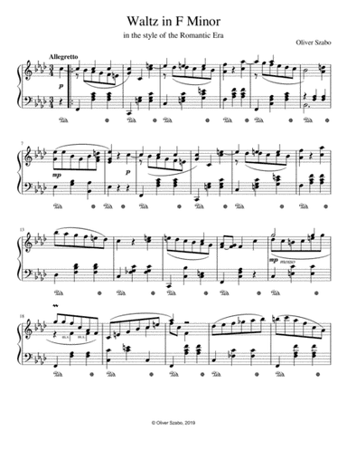 Waltz in F Minor (Szabo)