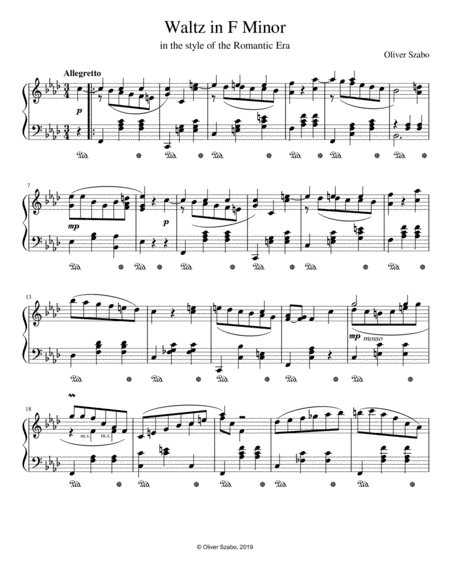 Waltz in F Minor (Szabo)