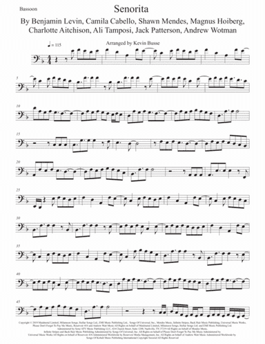Senorita (arr. Kevin Busse)