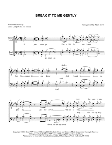 Break It To Me Gently (arr. Adam Scott)