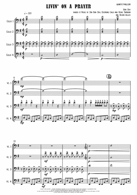 Livin' On A Prayer (arr. Alison Gillies)