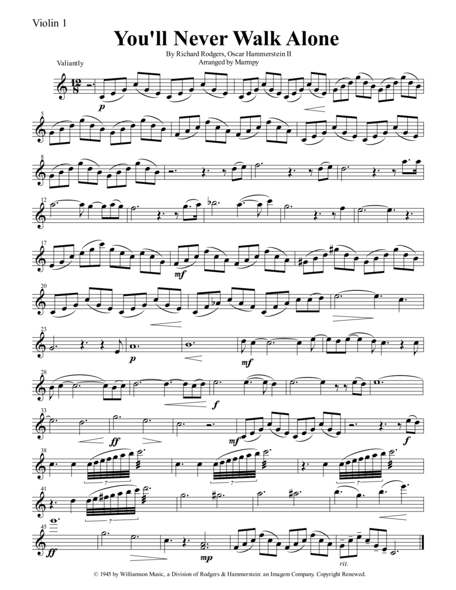 You'll Never Walk Alone (arr. Marmpy)