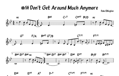 Don't Get Around Much Anymore (arr. John Fries)