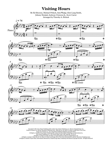 Visiting Hours (arr. Timothy A. Helisek)