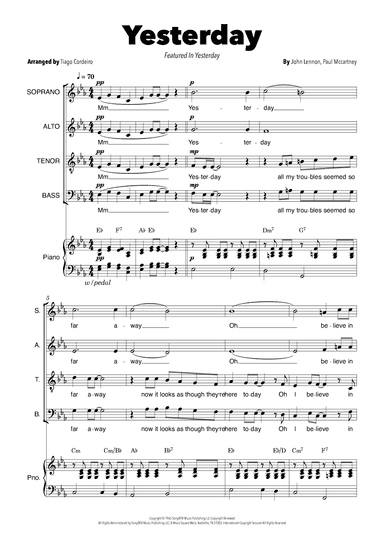 Yesterday (arr. Tiago Cordeiro)