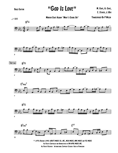 God Is Love (arr. Accubass)