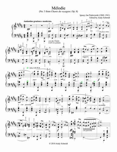 Mélodie (arr. Andy Schmidt)
