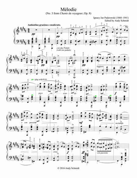 Mélodie (arr. Andy Schmidt)