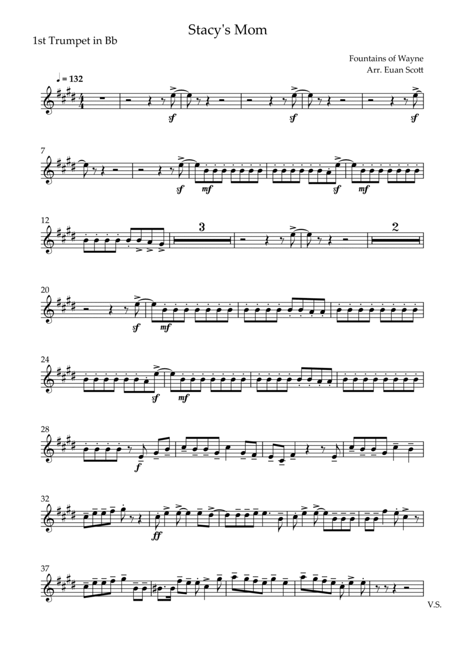 Stacy's Mom (arr. Euan Scott)
