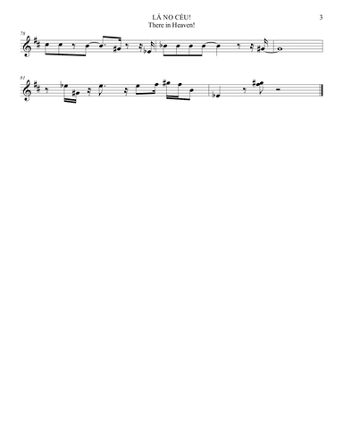 Trumpet in Bb 2 -LÁ NO CÉU-There in Heaven!