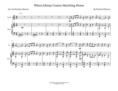 When Johnny Comes Marching Home (arr. Dominic Meccia)
