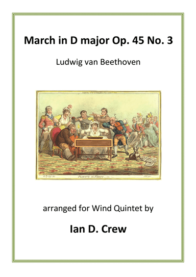 March in D major Op. 45 No. 3 (arr. Ian D. Crew)