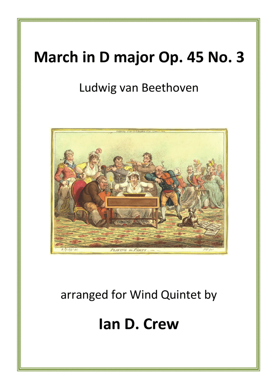 March in D major Op. 45 No. 3 (arr. Ian D. Crew)