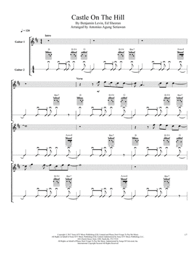 Castle On The Hill (arr. Antonius Agung Setiawan)