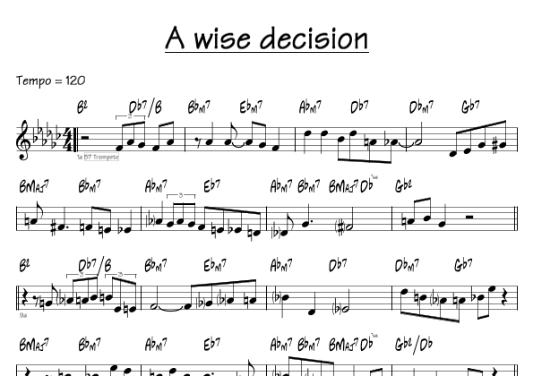 A wise decision