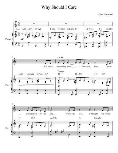 Why Should I Care (arr. John Fries)