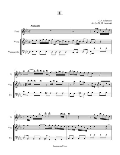 Sonata in C Minor Movement III (arr. Nick Lacanski)