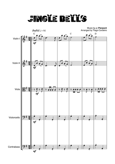 Jingle Bells (arr. Tiago Cordeiro)