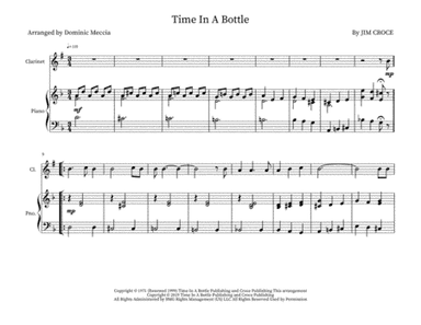 Time In A Bottle (arr. Dominic Meccia)