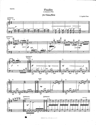 Fluidity for Marimba