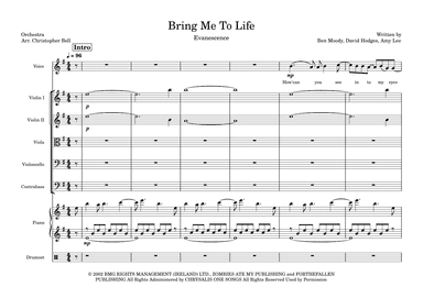 Bring Me To Life (arr. Christopher Bell)