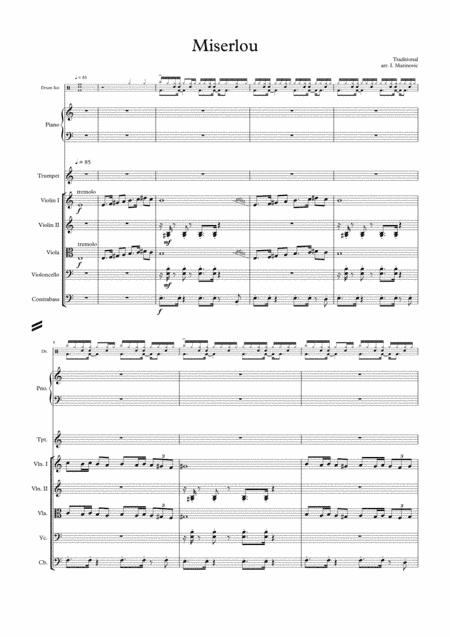 Misirlou for string orchestra (arr. Ivan Marinovic)