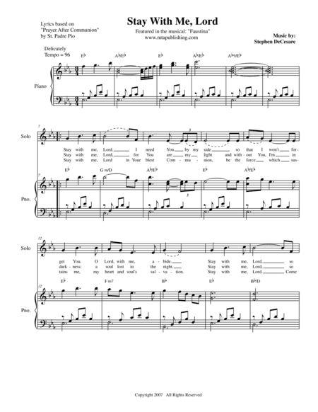 Stay With Me, Lord