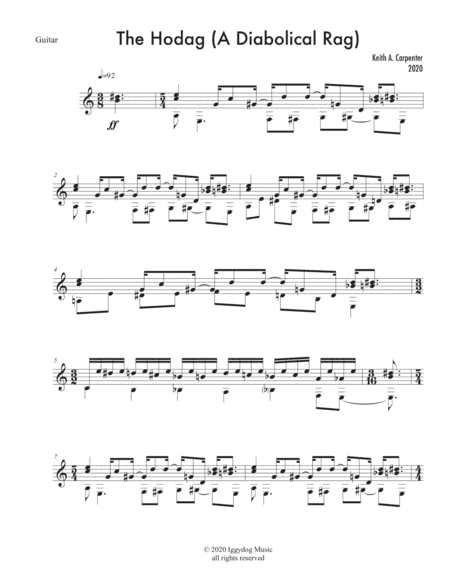 The Hodag (A Diabolical Rag)