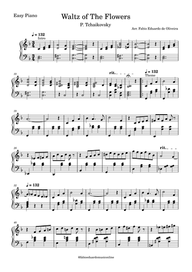 Waltz Of The Flowers (Tchaikovsky) (arr. Fabio Eduardo de Oliveira)