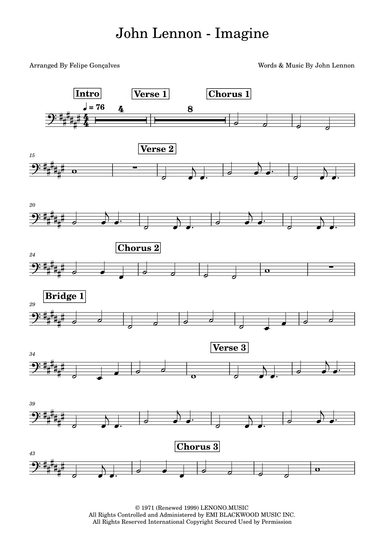 Imagine (arr. Felipe Gonçalves)