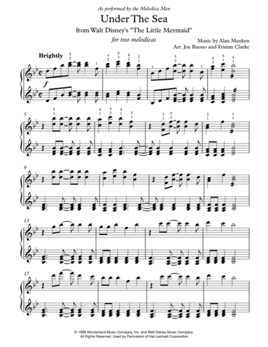 Under The Sea (arr. Joe Buono, Tristan Clarke)