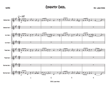 Coventry Carol (2021) (arr. Logan Moore)
