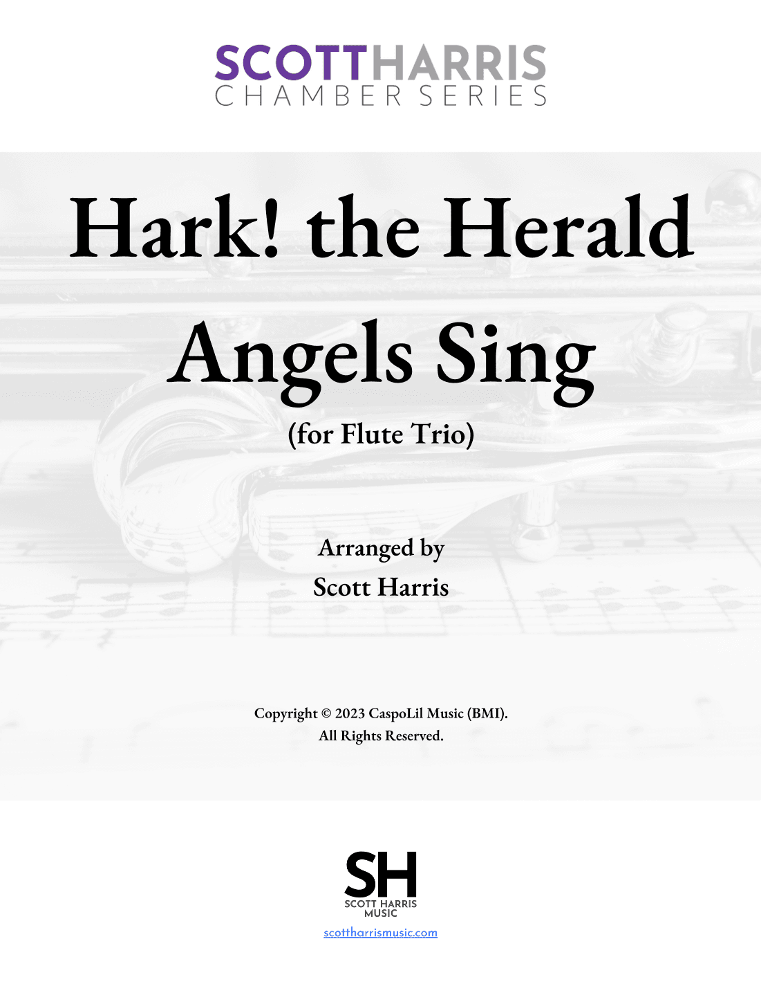Hark! the Herald Angels Sing (for Flute Trio) (arr. Scott Harris)