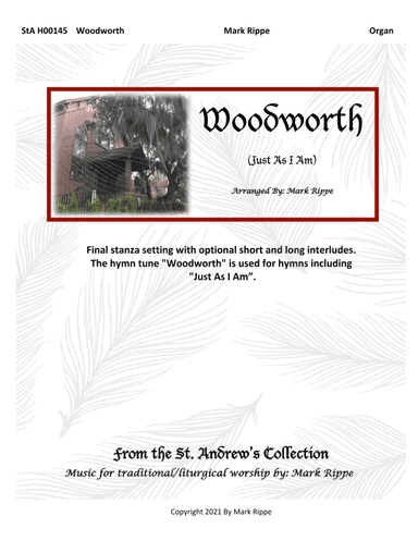 Woodworth (Just As I Am) (arr. Mark Rippe)